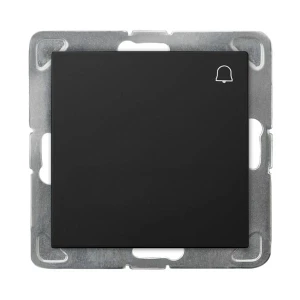 IMPRESJA Łącznik zwierny dzwonek czarny metalik ŁP-6Y/m/33