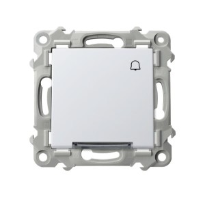 SZAFIR Łącznik zwierny dzwonek z podświetleniem białym biały ŁP-6ZS/m/00