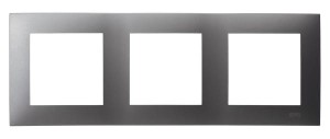 SZAFIR Ramka potrójna szary mat R-3Z/70