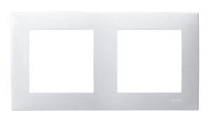 SZAFIR Ramka podwójna biały R-2Z/00