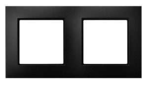 ARIA Ramka podwójna czarny metalik R-2U/33