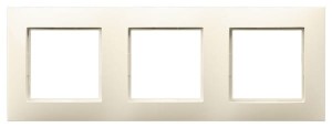 ARIA Ramka potrójna ecru R-3U/27