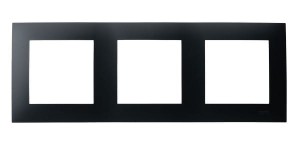 SZAFIR Ramka potrójna czarny metalik R-3Z/33