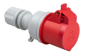 Gniazdo siłowe przenośne 16A 3P + uziemienie GSP-4-16/22/30