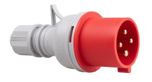 Wtyczka siłowa przenośna 16A 3P + uziemienie WSP-4-32/22/30