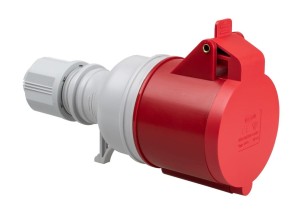 Gniazdo siłowe przenośne 32A 3P + N + uziemienie GSP-5-32/22/30