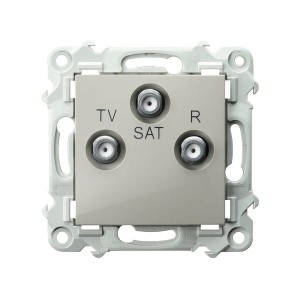 SZAFIR Gniazdo RTV-SAT końcowe kaszmirowy beż GPA-ZS/m/83