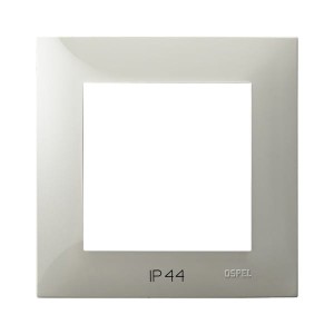 SZAFIR Ramka pojedyncza do łączników IP-44 kaszmirowy beż RH-1Z/83