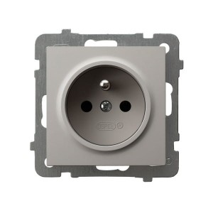 AS Gniazdo pojedyncze z uziemieniem kaszmir GP-1GZ/m/82