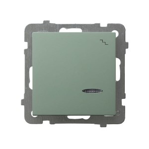 AS Łącznik schodowy z podświetleniem niebieskim zielony mat ŁP-3GS/m/84