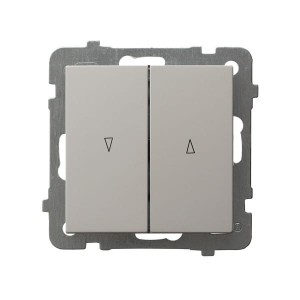 AS Łącznik żaluzjowy z blokadą mechaniczną kaszmir ŁP-7GB/m/82