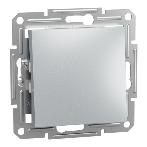 ASFORA Łącznik 1-biegunowy bez ramki aluminium EPH0100161