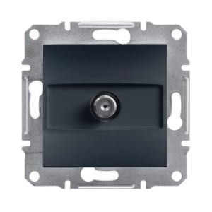 ASFORA Gniazdo SAT końcowe bez ramki antracyt EPH3700171