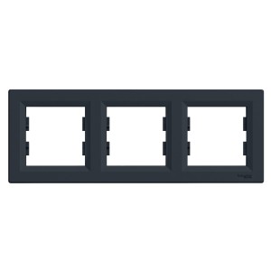 ASFORA Ramka 3-krotna pozioma antracyt EPH5800371