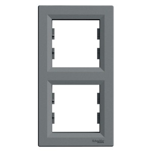 ASFORA Ramka 2-krotna pionowa stal EPH5810262