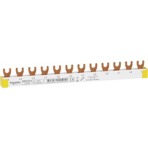 Szyna widełkowa 3P 63A 16mm2 12 modułów R9XFH312