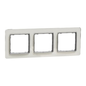 Schneider Electric, Sedna Elements, Ramka 3-krotna, szkło białe, efekt szkła, SDD360803