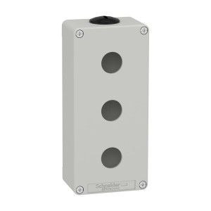 Harmony XAP Kaseta sterownicza pusta szara 3 otwory XAPD3203