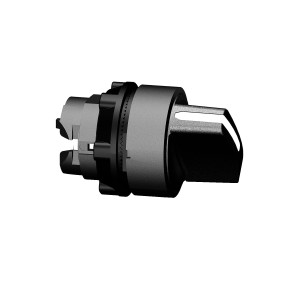 Przełącznik 3 pozycyjny czarny stabilny piórko krótkie okrągły plastikowy ZB5AD3TQ