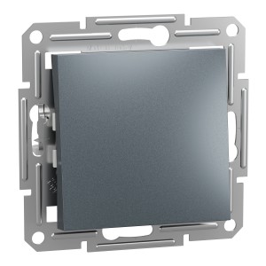 ASFORA Łącznik 1-biegunowy bez ramki stal EPH0100162