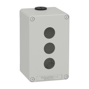 Harmony XAP Kaseta sterownicza pusta szara 3 otwory XAPD2503