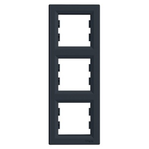 ASFORA Ramka 3-krotna pionowa antracyt EPH5810371
