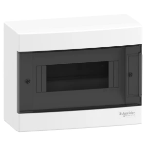 Rozdzielnica modułowa 1x8 natynkowa IP40 Easy9 EZ9EU-1-8-NT-T drzwi transparentneEZ9EUC108