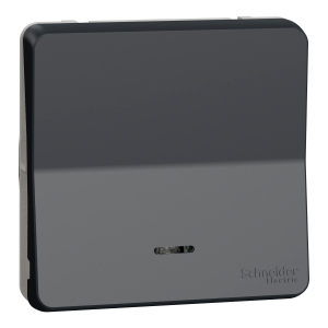 Mureva Styl Mechanizm przycisku z podświetleniem antracyt MUR35127