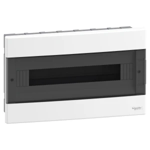 Rozdzielnica modułowa 1x18 podtynkowa IP40 Easy9 EZ9EU-1-18-PT-T drzwi transparentne EZ9EUA118