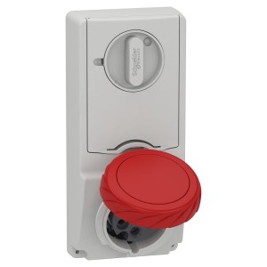 Gniazdo z zabezpieczeniem 16A, 3p+N+Z, 380…415 V AC, IP 65, tablicowe 82186