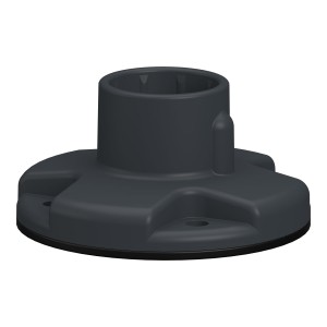 Uniwersalny element montażowy, kolumna świetlna, plastikowa płyta mocująca, szary, Harmony XVB7, XVZ01