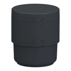 Moduł bazowy, kolumna świetlna Harmony XVB7, Ø70mm, baza 24V AC/DC z adapterem i pokrywą, szary XVB7C21B