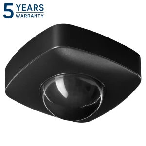 Czujnik ruchu i obecności 360st, IP65, 2000W, 3 sensory, czarny,OR-CR-255/B