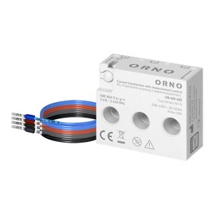 Przekładnik prądowy trójfazowy z rejestracją pomiaru, max. 440V/63A, Tuya Smart Wi-Fi,OR-WE-533