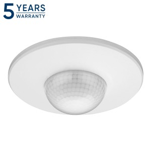 Czujnik ruchu i obecności 360, IP20, 2000W, 3 sensory, regulacja zasięgu Ø3m-20m, biały,OR-CR-295/W