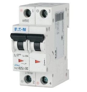 Wyłącznik nadprądowy 2P B 6A DC 10kA FAZ-B6/2-DC 176078