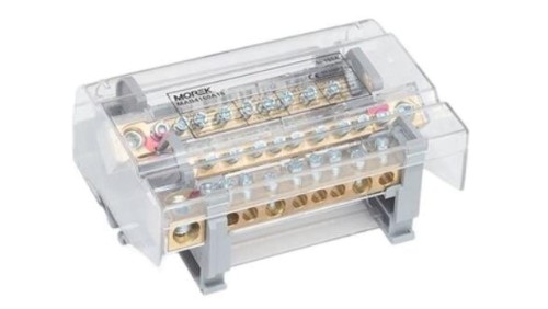 Blok dystrybucyjno-rozdzielczy Moblock 4P 160A-9 1x50 + 2x35 + 6x16mm² MAB4162A18