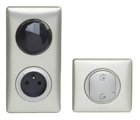 Celiane with Netatmo zestaw startowy podstawowy (gniazdo control łącznik bezprzewodowy wyjście/powrót) tytanowy 067770