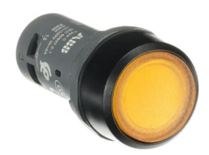 Przycisk monostabilny 22mm wklęsły 1Z żółty CP1-11Y-10 1SFA619100R1113