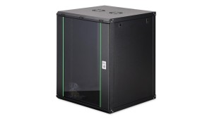 Szafa sieciowa wisząca Dynamic 19 16U rack 600x600, drzwi szyba, czarny, niezłożona, 60kg DN-37115