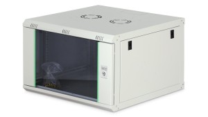 Szafa sieciowa wisząca Dynamic 19 7U rack 600x600, drzwi szyba, szary, niezłożona, 60kg DN-37102