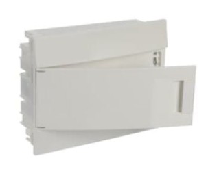 Rozdzielnica modułowa podtynkowa Mistral41F 1x12 12M IP41 63A II klasa drzwi pełne N+PE śrubowe 41A12X11A 1SLM004102A1103