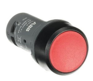 Przycisk monostabilny 22mm wklęsły 2Z czerwony CP1-10R-20 1SFA619100R1021