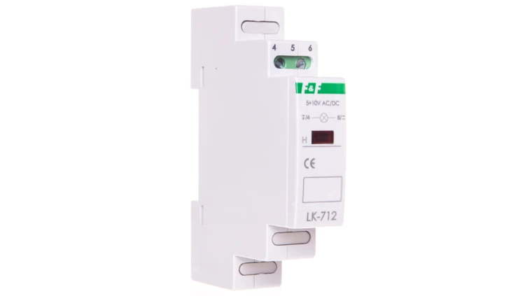Lampka modułowa 1-fazowa czerwona 5-10V AC/DC LK-712R-5-10V