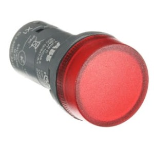 Lampka kompaktowa z diodą LED 22mm 24V AC/DC czerwona CL2-502R 1SFA619403R5021