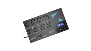 Zasilacz awaryjny UPS Infosec ZEN-X Master 800VA 480W 8 gniazd Schuko USB-C 66125