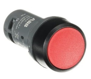 Przycisk monostabilny 22mm wklęsły 1Z czerwony CP1-10R-10 1SFA619100R1011