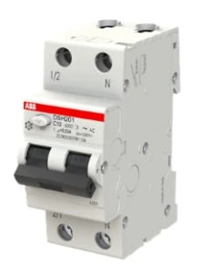 Wyłącznik różnicowo-nadprądowy 1P+N char. C 10A 6kA 30mA AC bezzwłoczny DSH201 C10 AC30 2CSR255070R1104