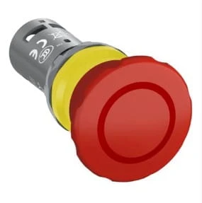Przycisk bezpieczeństwa grzybkowy 40mm 1Z+1R - 1Z - 1R 24 ... 300 V czerwony CE4P-10R-11 1SFA619551R1071