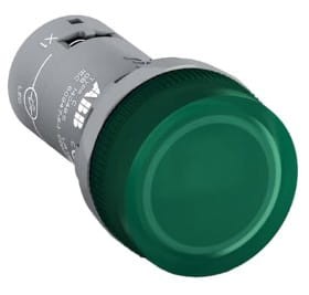 Lampka kompaktowa z diodą 22mm zielona CL2-623G 230V AC 1SFA619403R6232